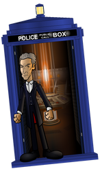 12th Doctor in the TARDIS