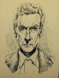 Peter Capaldi 12th Doctor Sketch