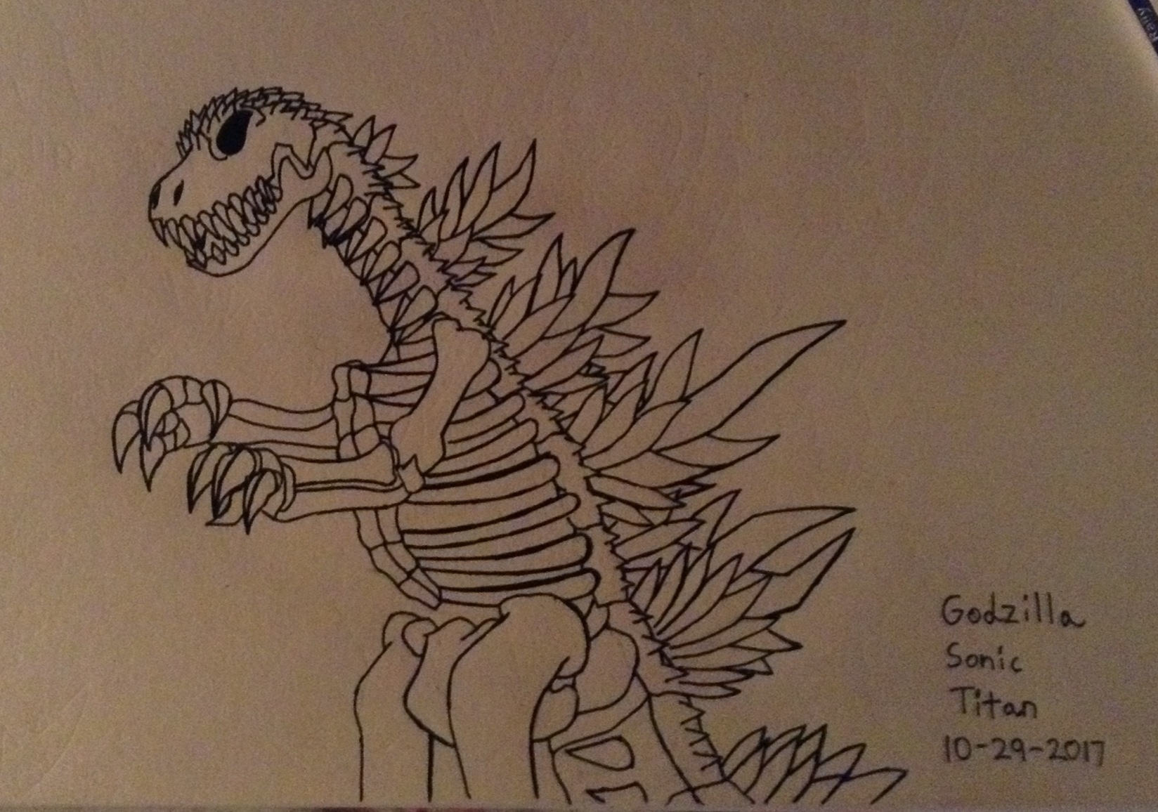 Godzilla Splinter Skeleton of Godzilla (Read Description) by GodzillaSonicTitan on DeviantArt