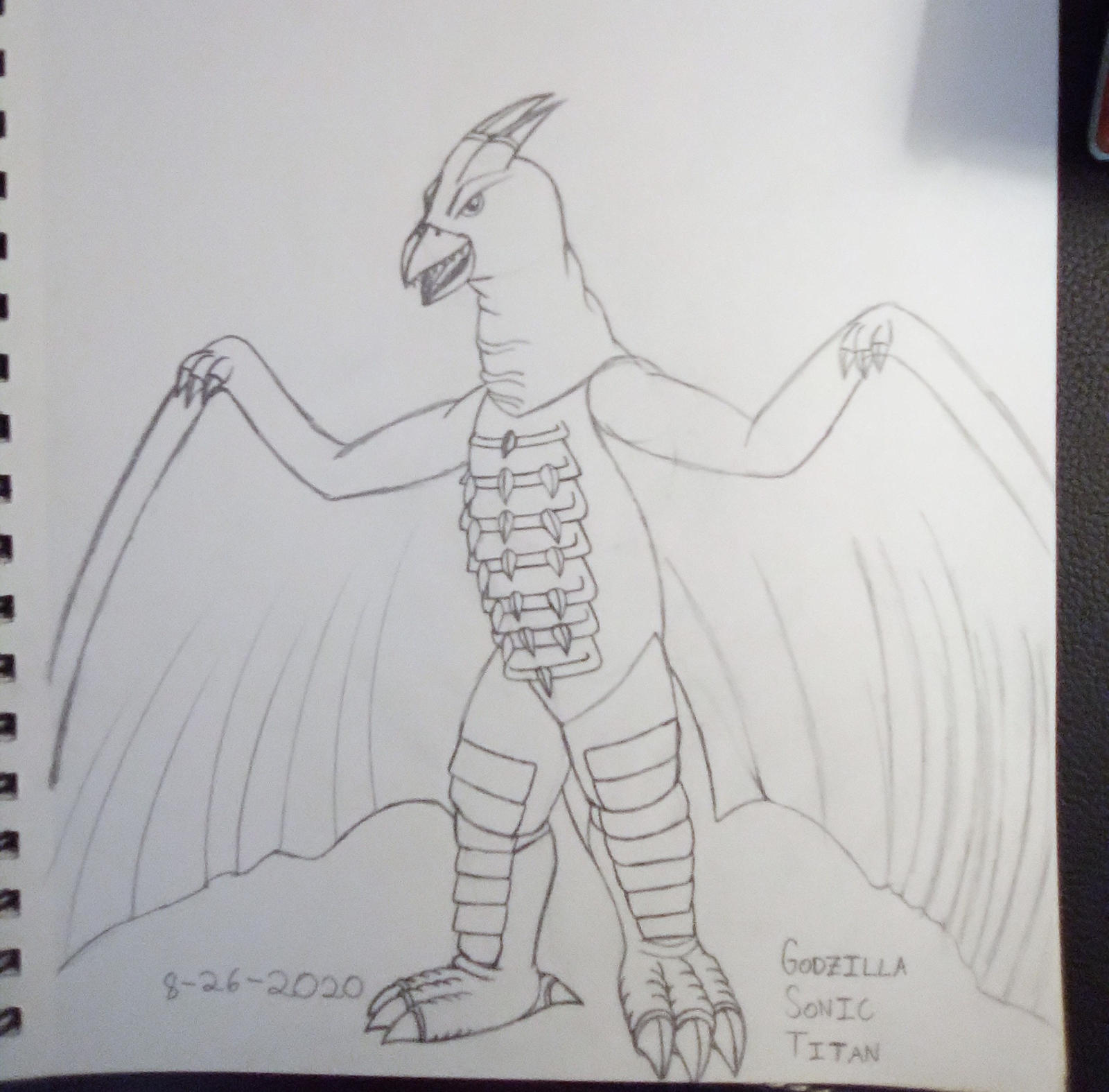 Rodan Drawimg 1956 Rodan in the Modern Age by GodzillaSonicTitan on DeviantArt