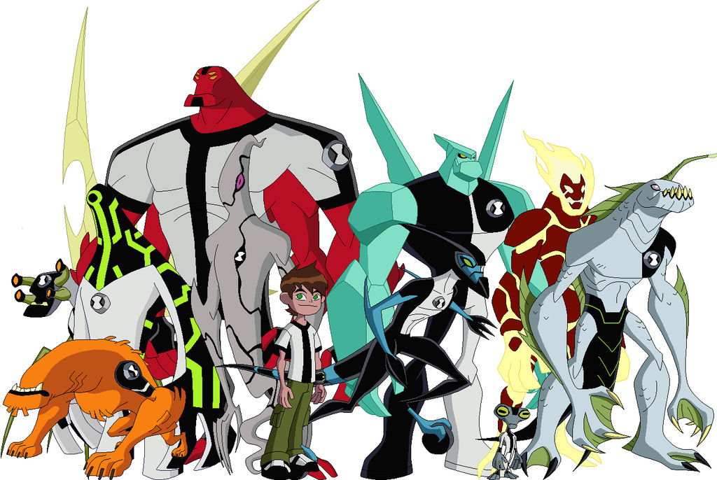 Ben 10 Clássico (Omniverse) Aliens  ben 10, ben 10 personagens, aliens  desenho