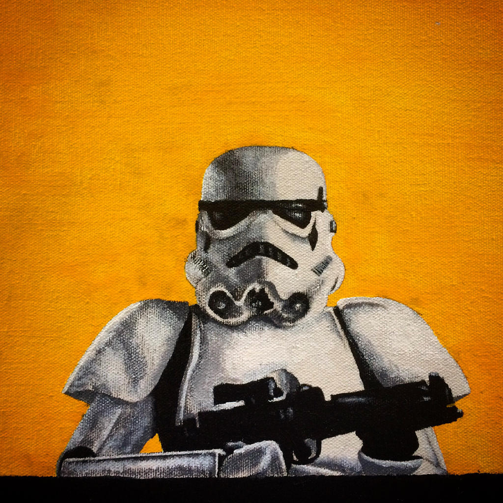 Storm Trooper on Canvas