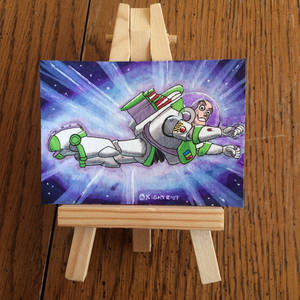 ATC of Buzz Lightyear from the movie Toy Story