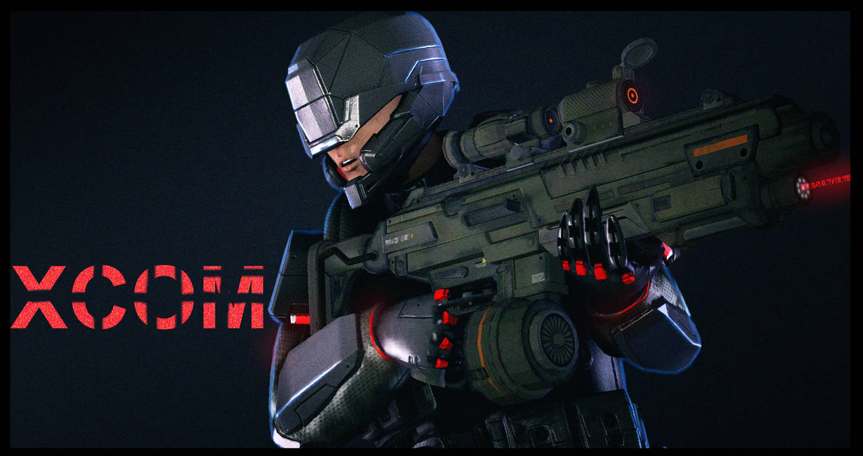 Deviantart Xcom Weapons XCOM - Test Models by GarrysManRu on DeviantArt
