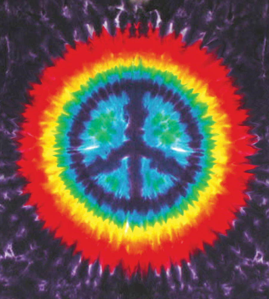 Tie Dye Peace Sign