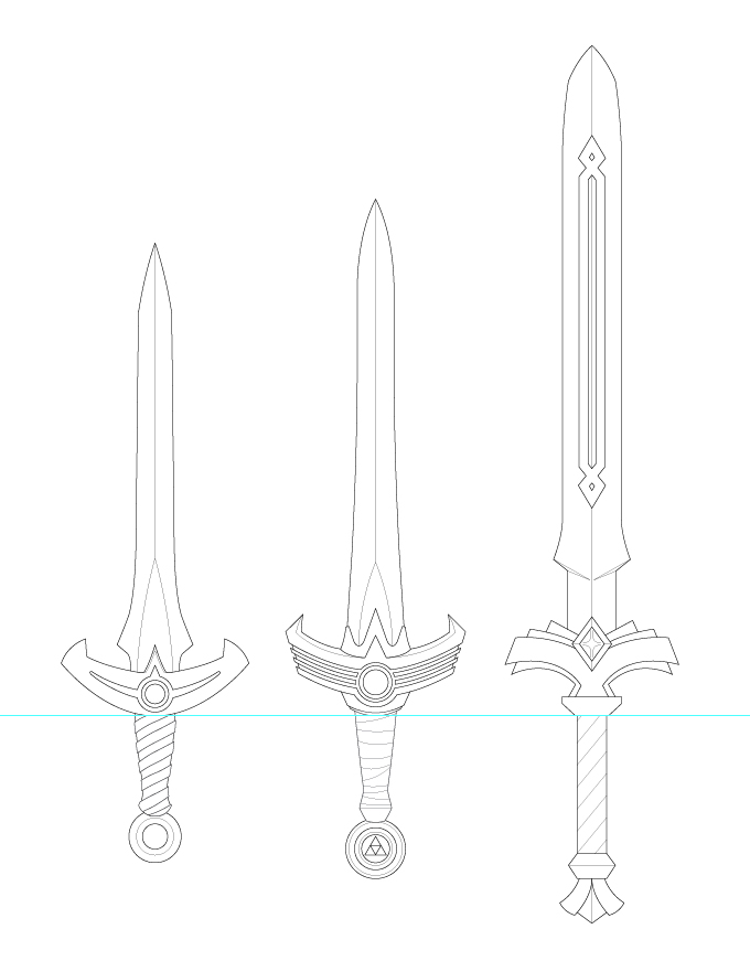 Four Swords / Four Sword line art