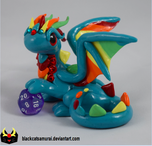 Rainbow Dice Dragon