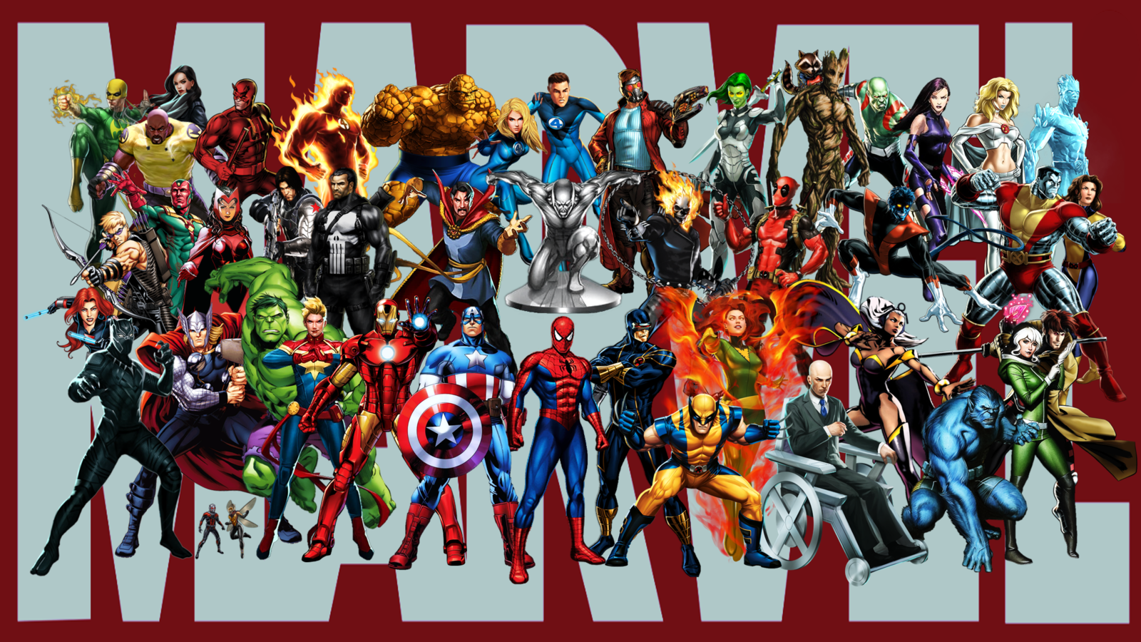 Marvel Super Heroes - Wallpaper by StingerTheOverLord on DeviantArt