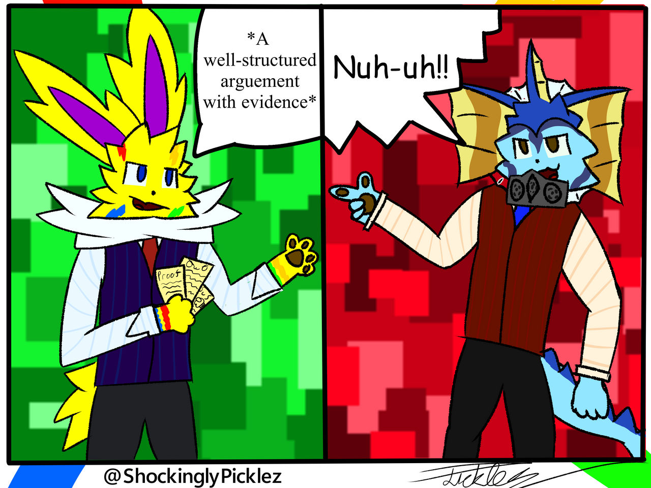 Classic Arguments by ShockinglyPicklez on DeviantArt
