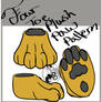 Four Toe Plush paw pattern 2023