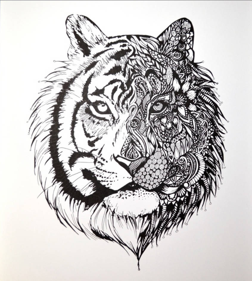 Download Tiger Mandala by DrawWithMichelle on DeviantArt