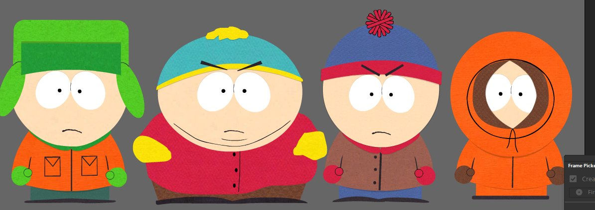 Cartman Character Rigs new rigs.. except for cartman bc he looks fine by waterzo4 on DeviantArt
