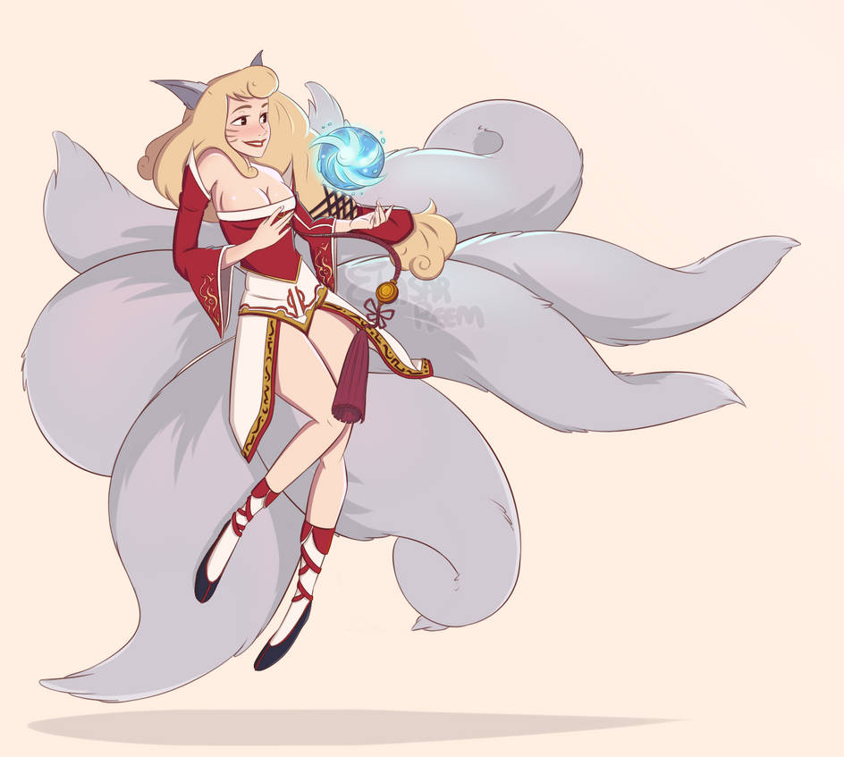 Aurora, the Nine-Tailed Fox by Dreemers