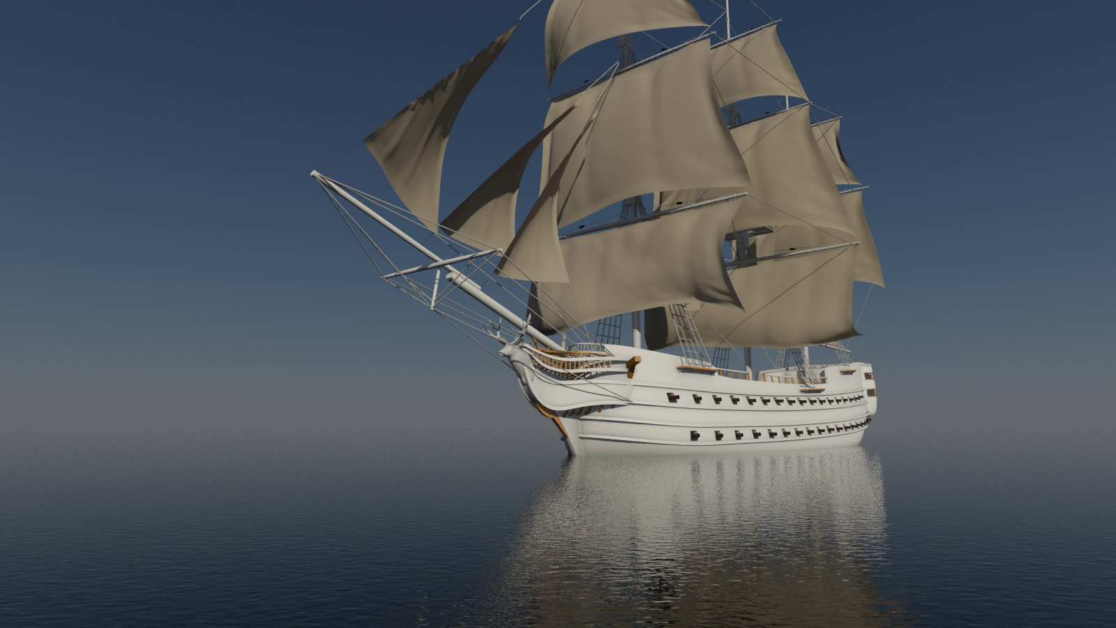 Sailing ship WIP 2