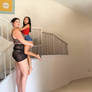 Goddess Amazon Aly and Tiny Girl Emily