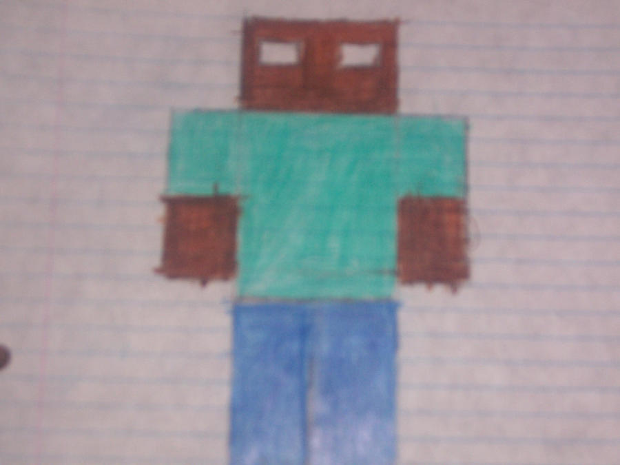 MiNeCrAfT hand draw by redman33 on DeviantArt