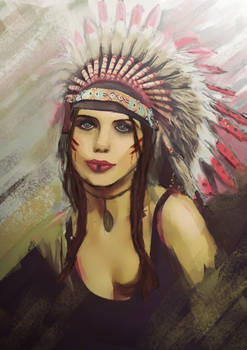 Native american woman