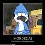 Mordecai hates idiots