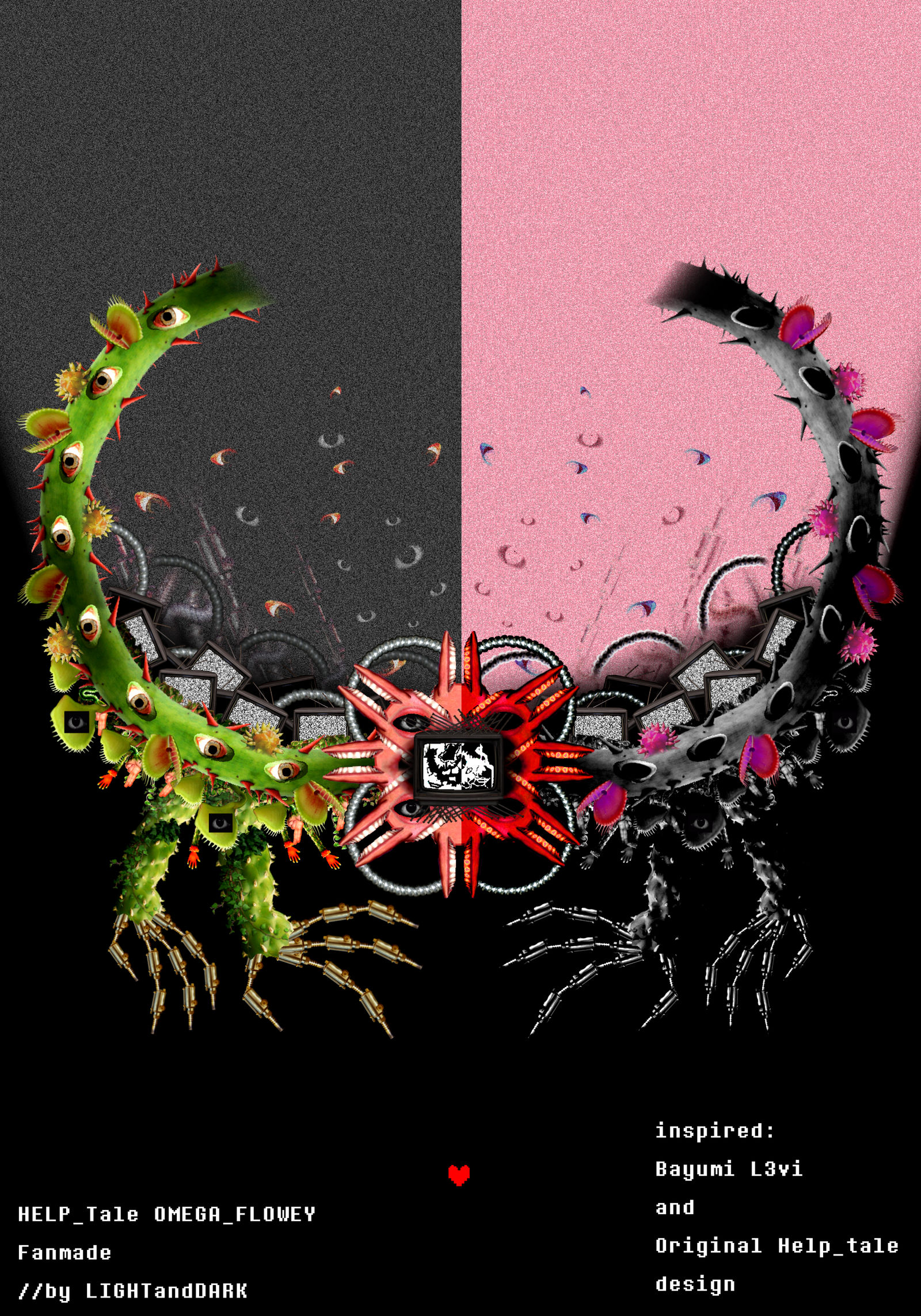 Flowey Strangle Versus Flowey Computer Wallpapers Flowey Vs Monika | Death Battle