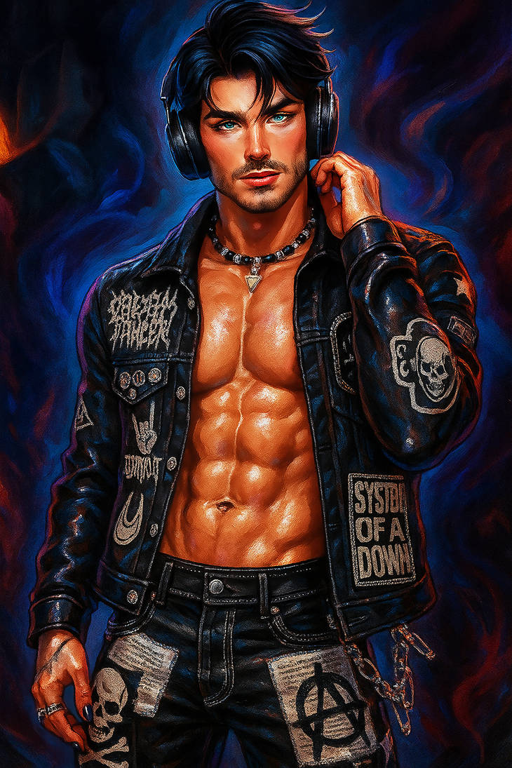 Rocker Portrait by XMoriMemeX on DeviantArt