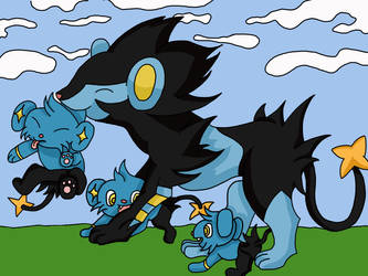 Luxray And Kids