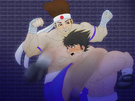 Joe higashi vs Raven