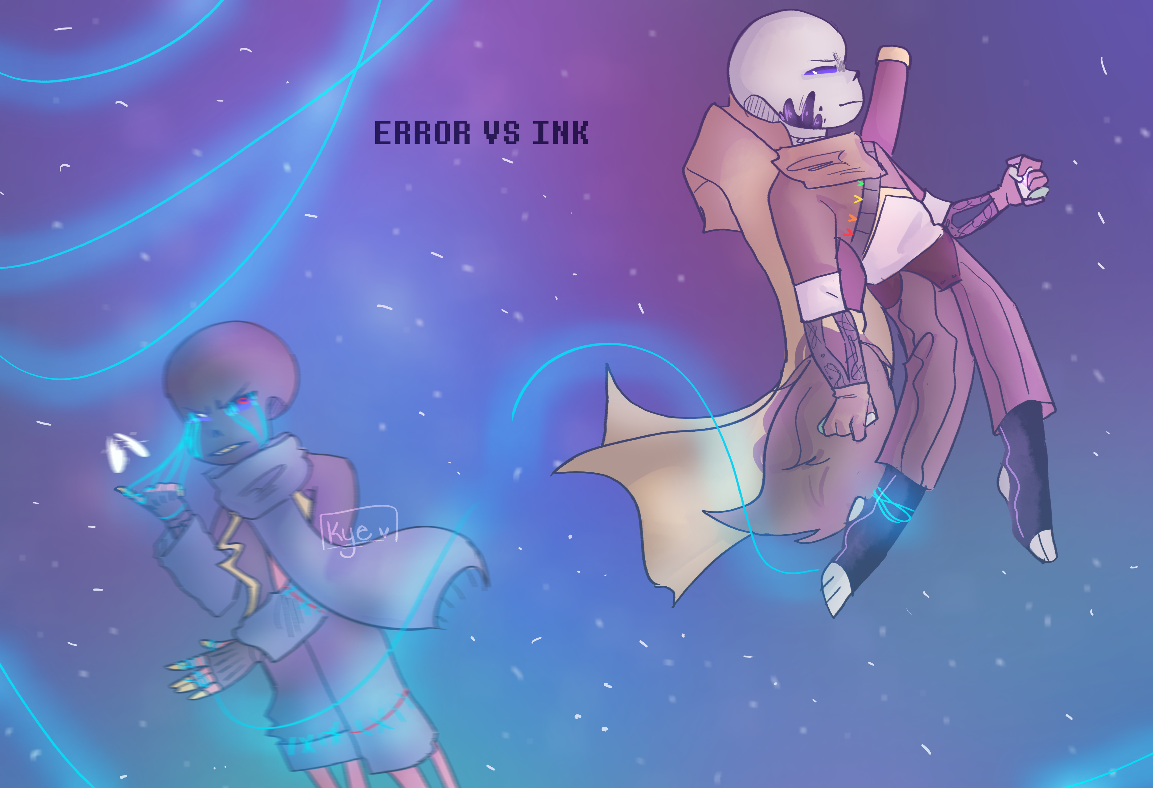 Ink!Sans & Error!Sans  Undertale fanart, Undertale, Undertale comic