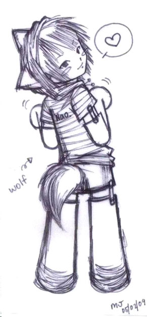 How To Draw Wolf Ears On A Human