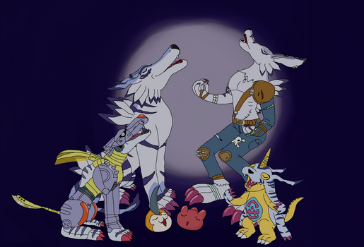 Gabumon Line