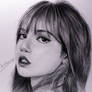 Blackpink Lisa pencil drawing