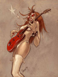 Guitar Girl sketch02