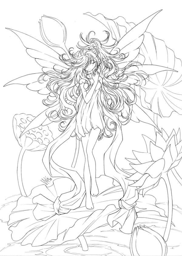 fairy and water lilies... by sureya fairy and water lilies... by sureya