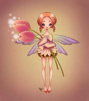 flower fairy... colored