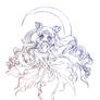 black lady on the moon.... draft
