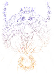 the flower princess... sketch