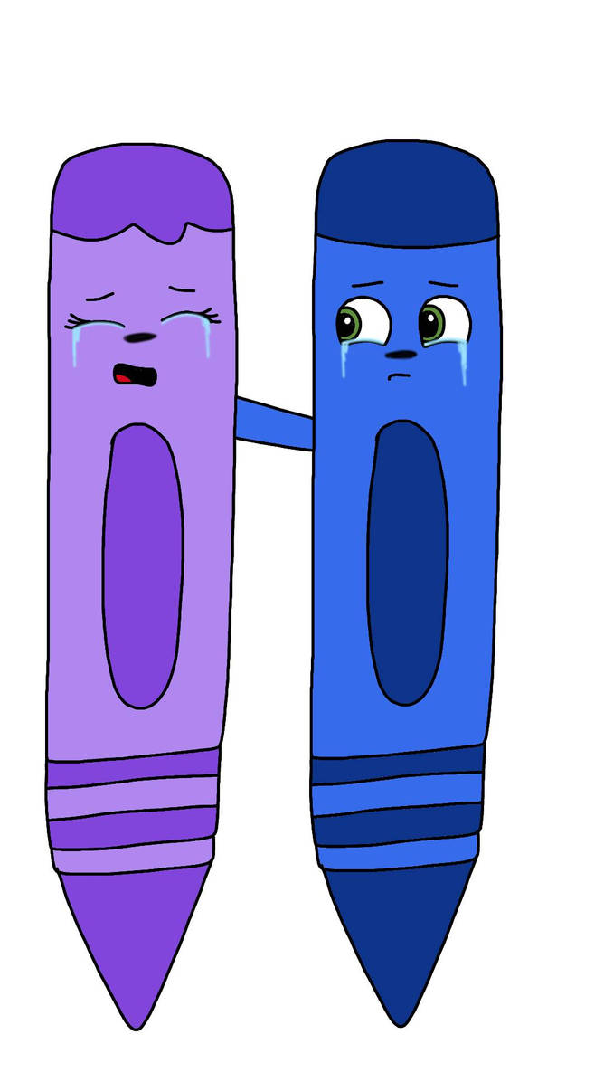 Color Crew Purple Crying by adelinalovesCAT on DeviantArt