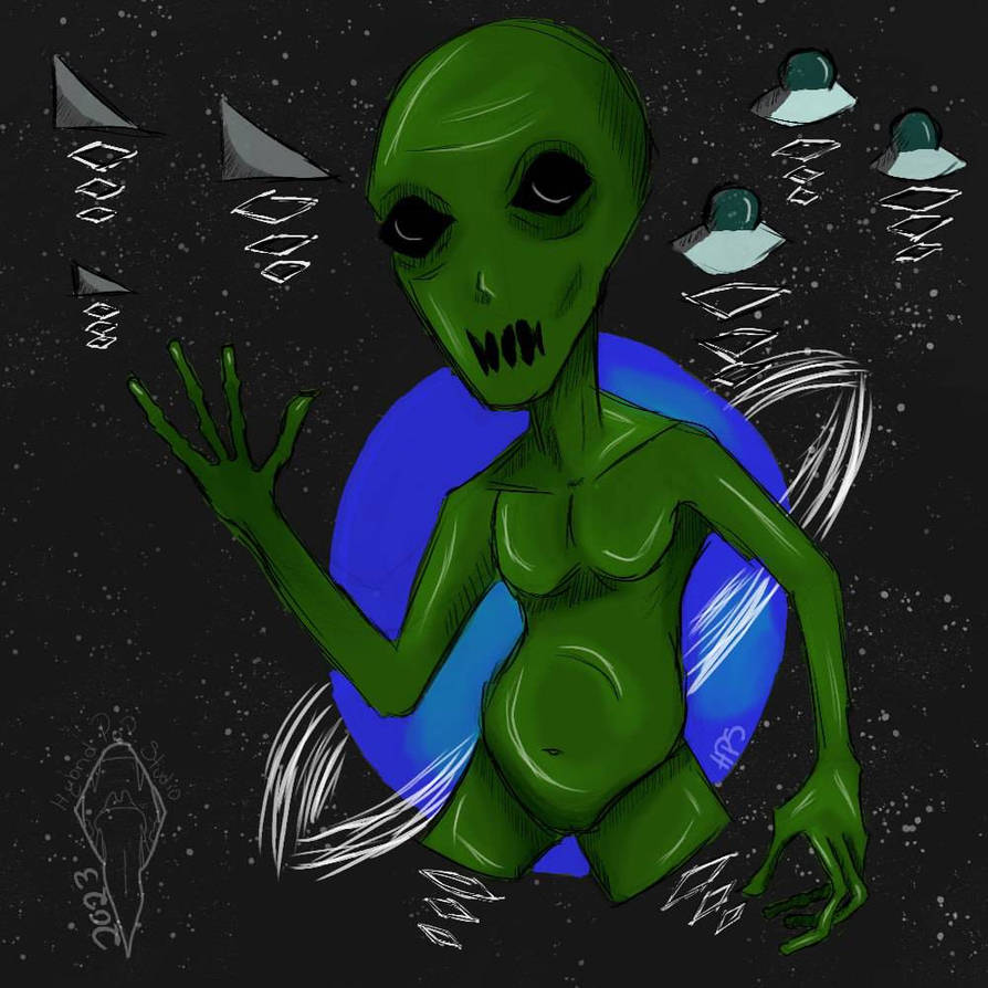 Alienoid Deviantart Alien by HybridPupStudio on DeviantArt