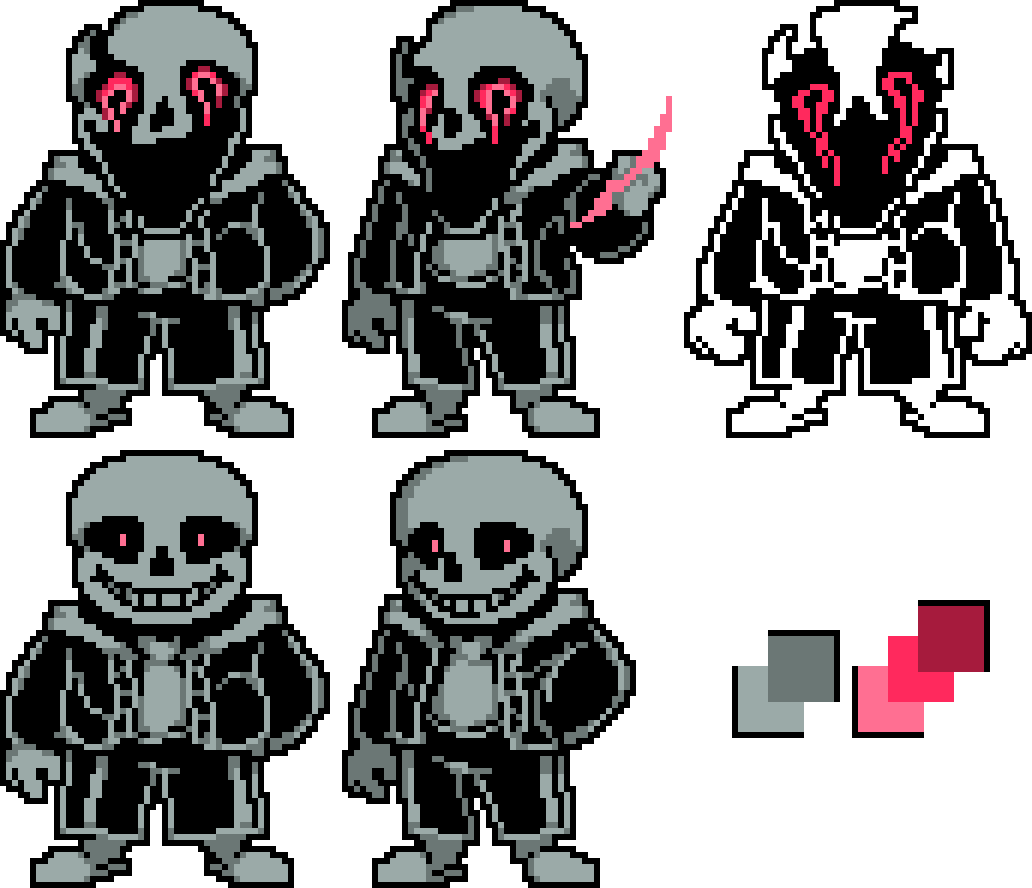 Undertale] Sans Battle Spritesheet by GrabThatBread on DeviantArt