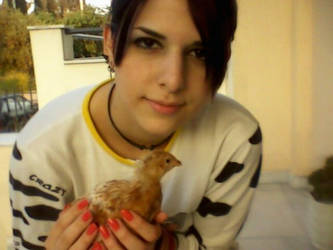 Me a couple of years back with my lil chicky