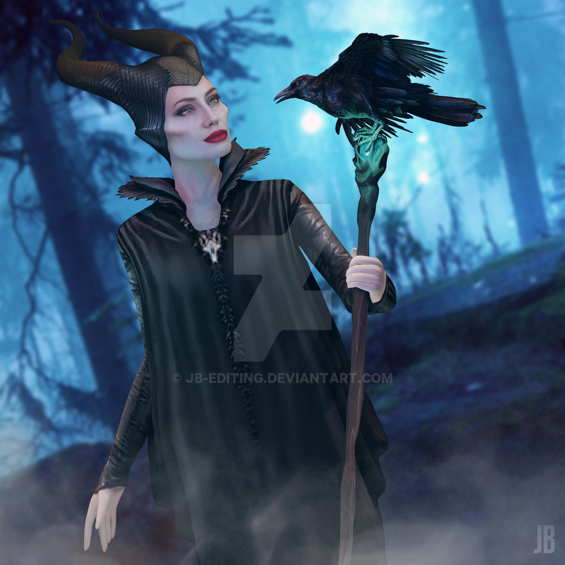 Maleficent | Diaval by JB-EDITING on DeviantArt