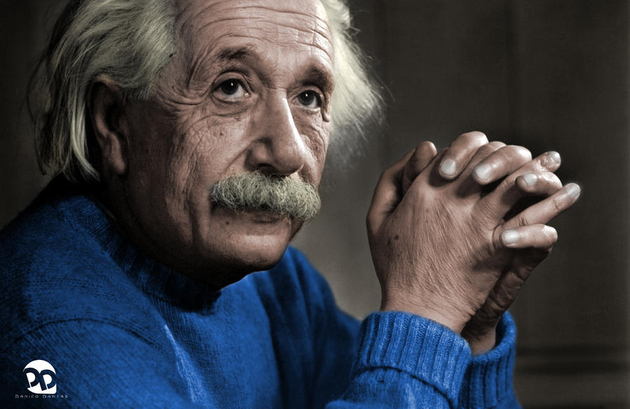 Albert Einstein Colorization By Danilodants On Deviantart Albert Einstein Colorization By Danilodants On Deviantart