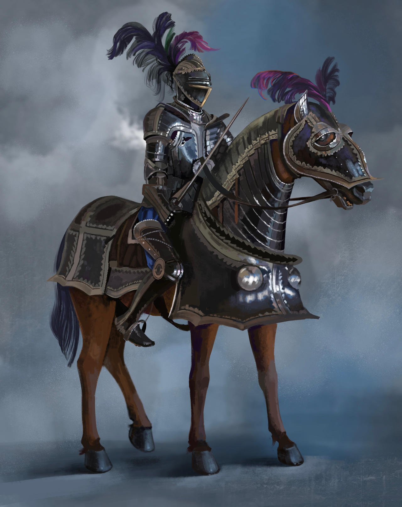 Knight Deviantart medieval knight by Olesyaartspace on DeviantArt