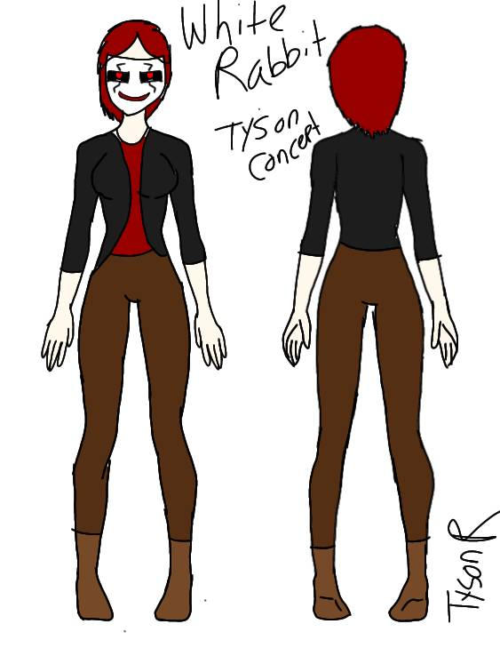 White rabbit concept art by Tysontheheghog2001 on DeviantArt