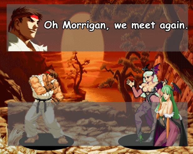 Morrigan Vs Ryu Morrigan And Ryu by mermaidjazmin on DeviantArt
