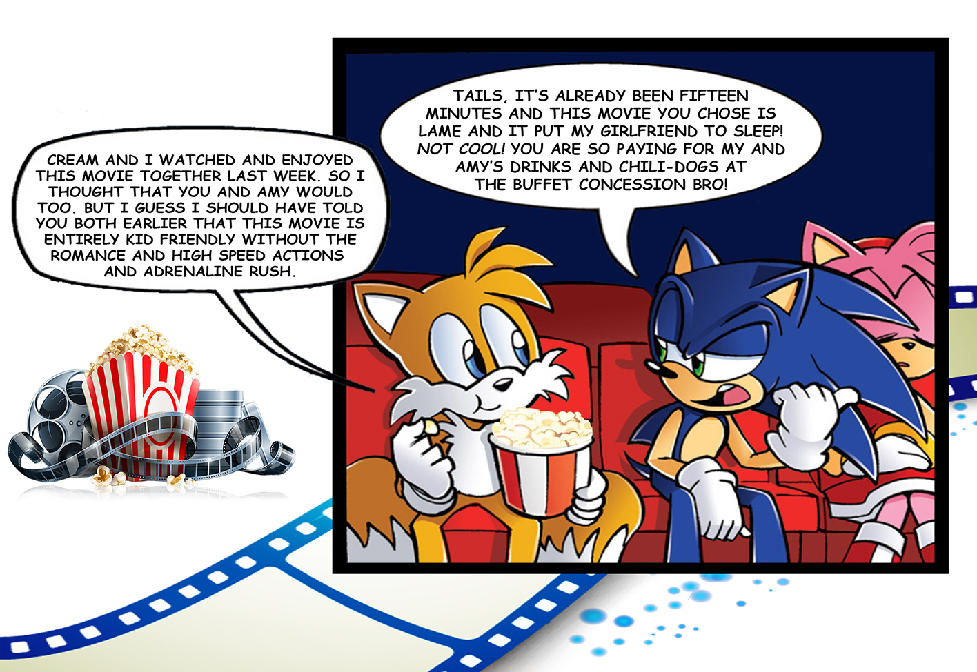 Sonic Movie Comic: Underneath the Mistletoe (1/3) by Jame5rheneaZ