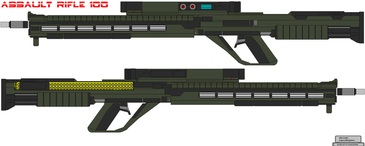 Deviantart Assault Rifle Assault Rifle 100 by bagera3005 on DeviantArt