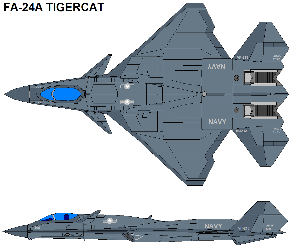 F24 Razor Cat FA-24A TIGERCAT by bagera3005 on DeviantArt