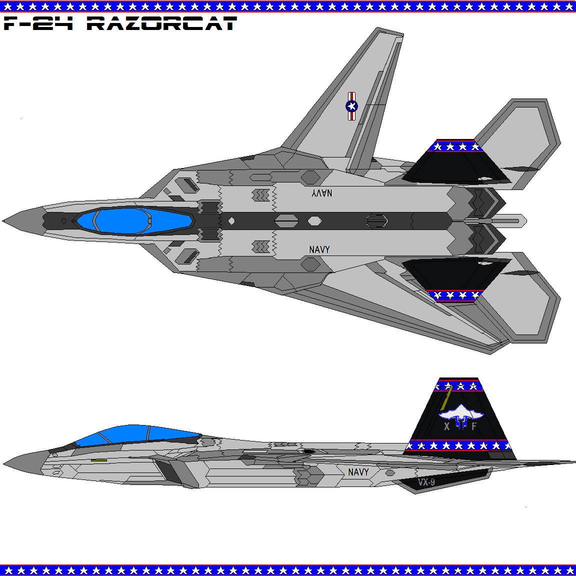 F24 Razor Cat F-24 Razorcat 2 seater by bagera3005 on DeviantArt