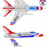 Air Force Thunderbirds f-100