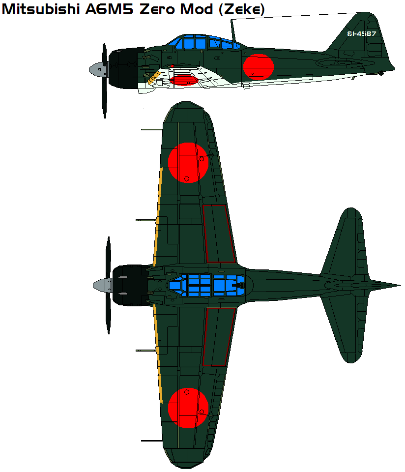 Mitsubishi A6M5 Zero Mod Zeke